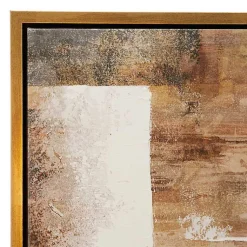 Kirklands Home Canvas Art|Abstract Gold Framed Canvas Art Print