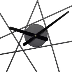 Kirklands Home Clocks|Abstract Open Frame Web Wall Clock, 24 in.