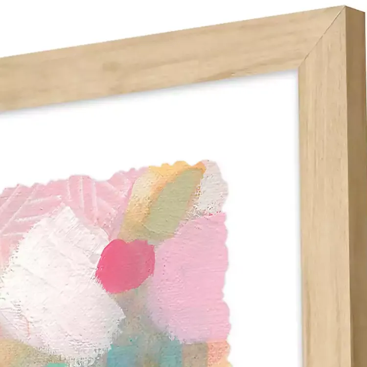 Kirklands Home Framed Art|Abstract Pastels Framed Art Prints, Set of 4 Multi