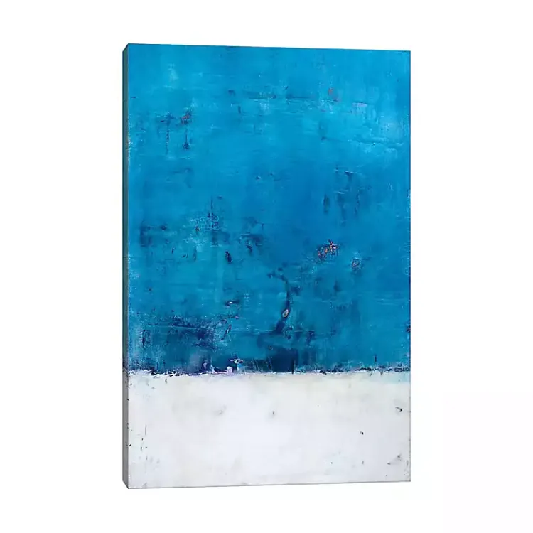 Kirklands Home Canvas Art|Abstract Snow White Canvas Art Print