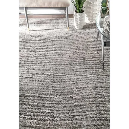 Kirklands Home Area Rugs|Abstract Waves Sherill Area Rug, 5x8