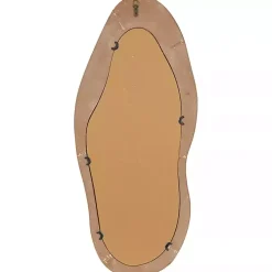 Kirklands Home Decorative Mirrors|Abstract Wavy Wood Wall Mirror