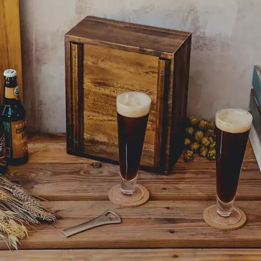 Kirklands Home Barware|Acacia Buffalo Bills Beer Glass Set