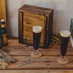 Kirklands Home Barware|Acacia New Orleans Saints Beer Glass Set