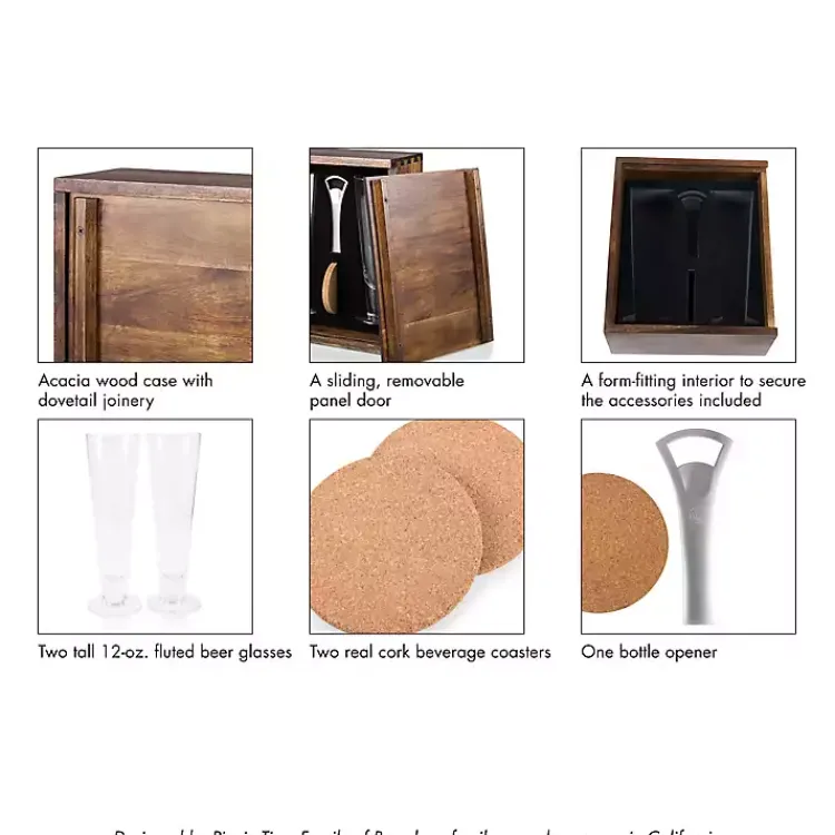 Kirklands Home Barware|Acacia New Orleans Saints Beer Glass Set