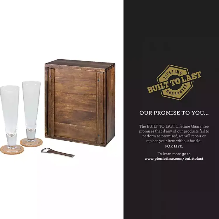 Kirklands Home Barware|Acacia New Orleans Saints Beer Glass Set