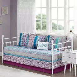 Kirklands Home Quilts|Adley Reversible Daybed 6-pc. Quilt Cover Set