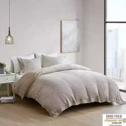 Kirklands Home Duvets|Alaya 4-pc. California King Waffle Duvet Set Tan