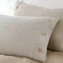 Kirklands Home Duvets|Alaya 4-pc. Full/Queen Waffle Duvet Set Tan