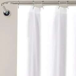 Kirklands Home Shower Curtains|Allison Ruffle Shower Curtain White