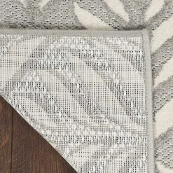 Kirklands Home Outdoor Rugs|Aloha Ash Botanical Indoor/Outdoor Area Rug, 3x5