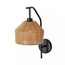 Kirklands Home Flush Mount Lighting|Amalfi Natural Rope Wall Sconce