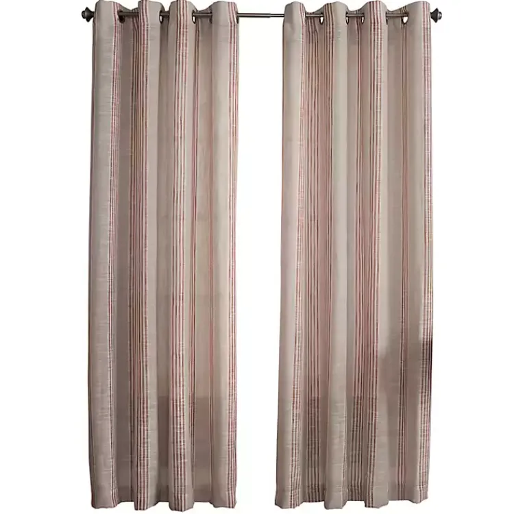 Kirklands Home Curtains & Drapes|Amber Stripe Single Curtain Panel, 84 in.