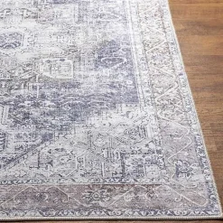 Kirklands Home Area Rugs|Amelie Navy Blue Classic Washable Area Rug, 8x12