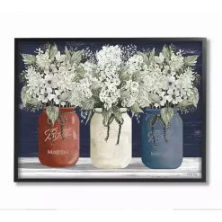 Kirklands Home Framed Art|Americana Floral Bouquets Framed Art Print Black