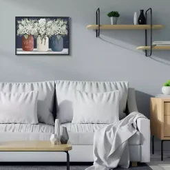 Kirklands Home Framed Art|Americana Floral Bouquets Framed Art Print Black