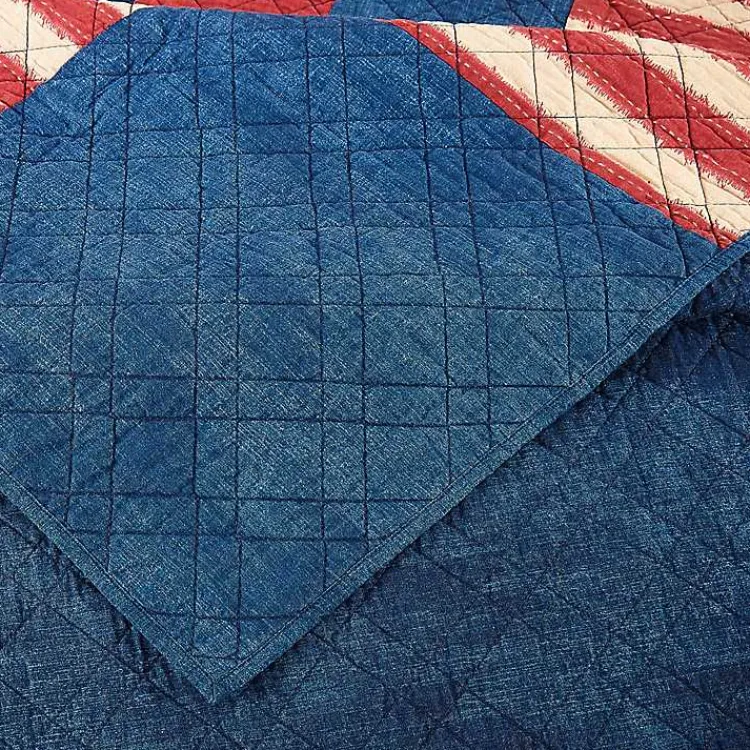 Kirklands Home Quilts|Americana Patch 3-pc. Full/Queen Quilt Set