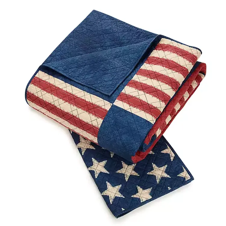 Kirklands Home Quilts|Americana Patch 3-pc. King Quilt Set