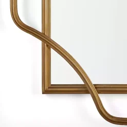 Kirklands Home Decorative Mirrors|Amir Bronze Metal Wall Mirror