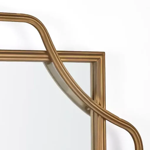 Kirklands Home Decorative Mirrors|Amir Bronze Metal Wall Mirror