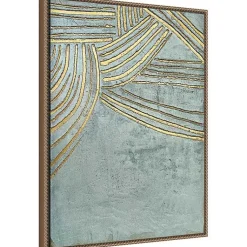 Kirklands Home Canvas Art|Ancient Gold Sun Canvas Art Print