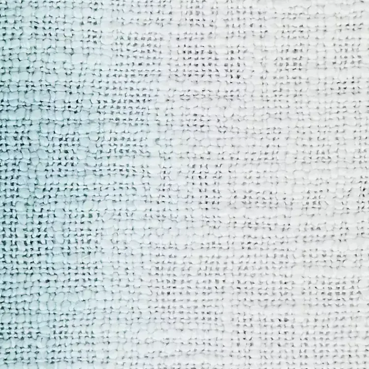 Angel Blue Shibori Slab Fringe Throw Blankets & Throws