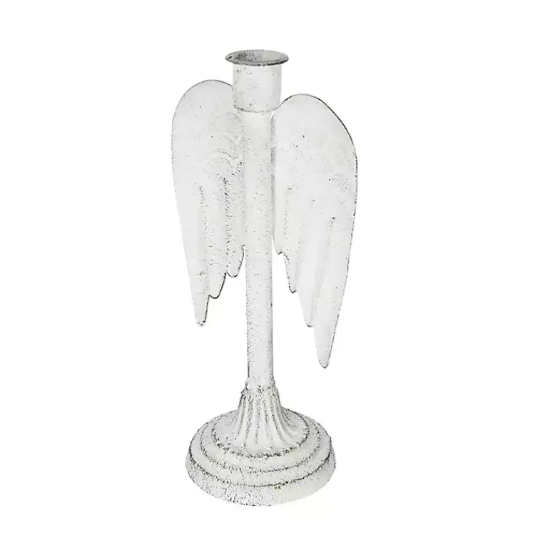 New Angel Wing Taper Candle Holders, Set of 2 Christmas Decorations
