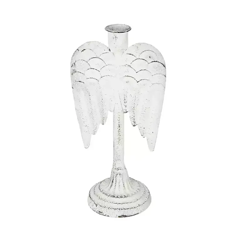 New Angel Wing Taper Candle Holders, Set of 2 Christmas Decorations