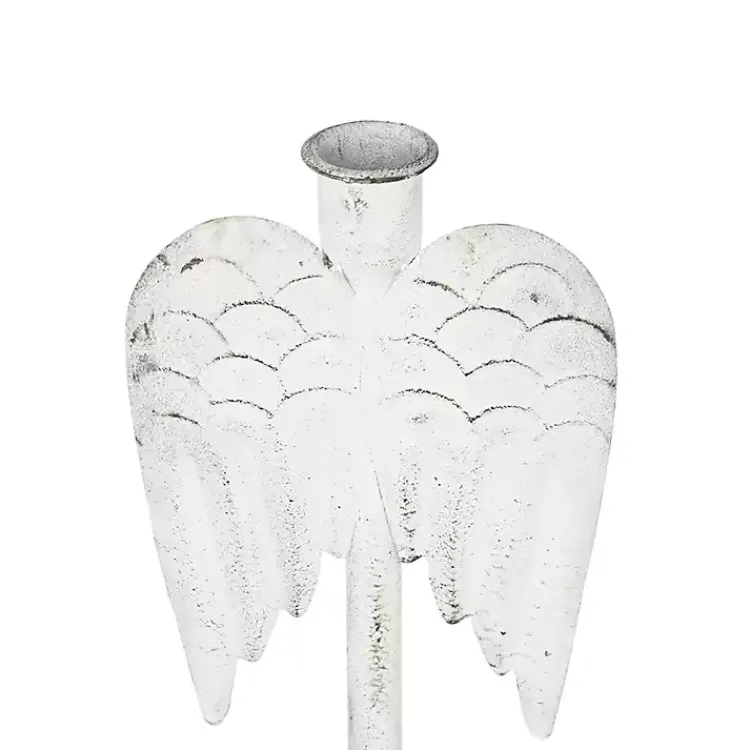 New Angel Wing Taper Candle Holders, Set of 2 Christmas Decorations