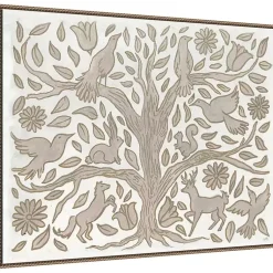 Kirklands Home Canvas Art|Animal Tree Canvas Art Print, 42x32 in.