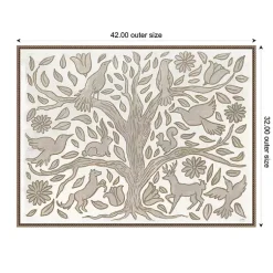 Kirklands Home Canvas Art|Animal Tree Canvas Art Print, 42x32 in.