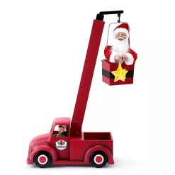 Clearance Animated Musical Santa's Cherry Picker Christmas Decorations