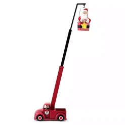 Clearance Animated Musical Santa's Cherry Picker Christmas Decorations