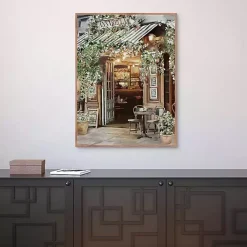 Kirklands Home Canvas Art|Annabella Parisian Bistro Framed Canvas Art Print