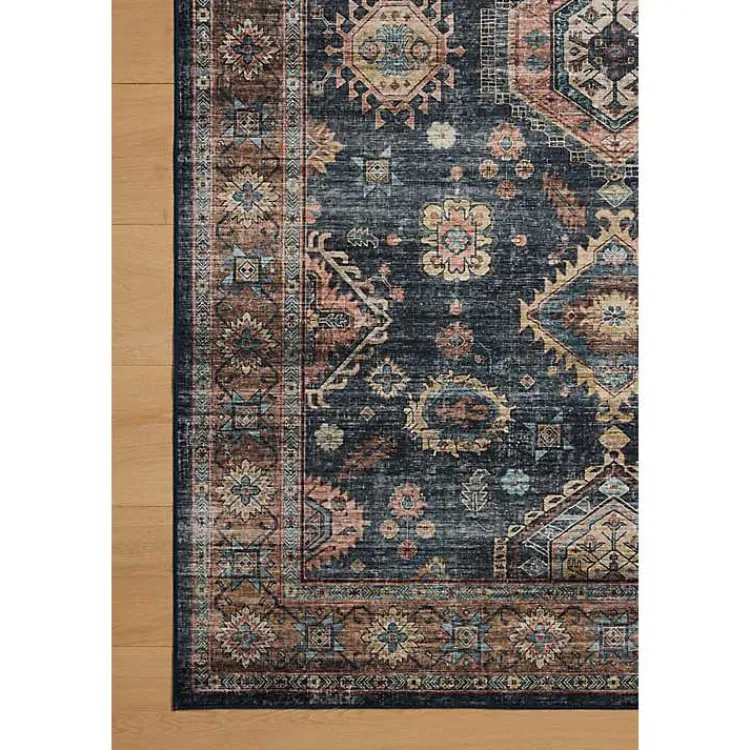 Kirklands Home Area Rugs|Anniston Denim Sunset Area Rug, 5x8