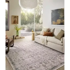 Kirklands Home Area Rugs|Anniston Ivory Stone Area Rug, 5x8