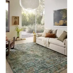 Kirklands Home Area Rugs|Anniston Vintage Blue Area Rug, 8x10