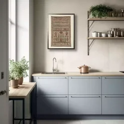 Kirklands Home Framed Art|Antique Alphabet Sampler Framed Wall Art White