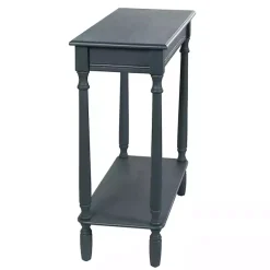 Kirklands Home Console Tables|Antique Wood Rachel Console Table Blue