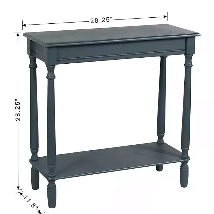 Kirklands Home Console Tables|Antique Wood Rachel Console Table Blue