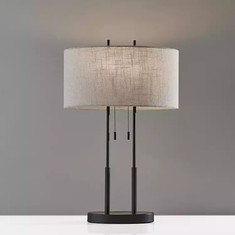 Kirklands Home Table Lamps|Antique Bronze Duet Table Lamp