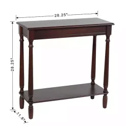 Kirklands Home Console Tables|Antique Wood Rachel Console Table Brown