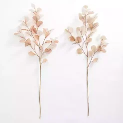 New Antique Cream Eucalyptus Stems, Set of 2 Stems & Bouquets