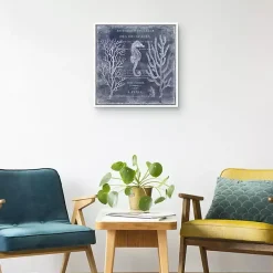 Kirklands Home Framed Art|Antique Deep Blue Sea II Framed Art Print