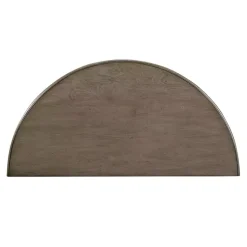 Kirklands Home Console Tables|Antique Demilune Side Table Gray