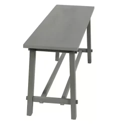 Kirklands Home Benches & Ottomans|Antique Wood Noah Bench Gray