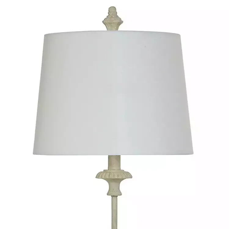 Kirklands Home Buffet Lamps|Antique Cast Buffet Lamp Ivory