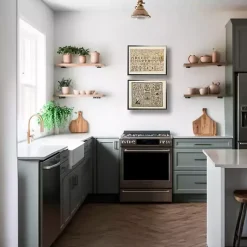 Kirklands Home Framed Art|Antique Nature Sampler Framed Wall Art Tan