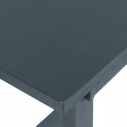 Kirklands Home Benches & Ottomans|Antique Navy Wood Noah Bench Blue