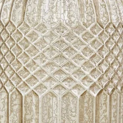 Kirklands Home Table Lamps|Antique Textured Glass Luxuria Table Lamp Silver